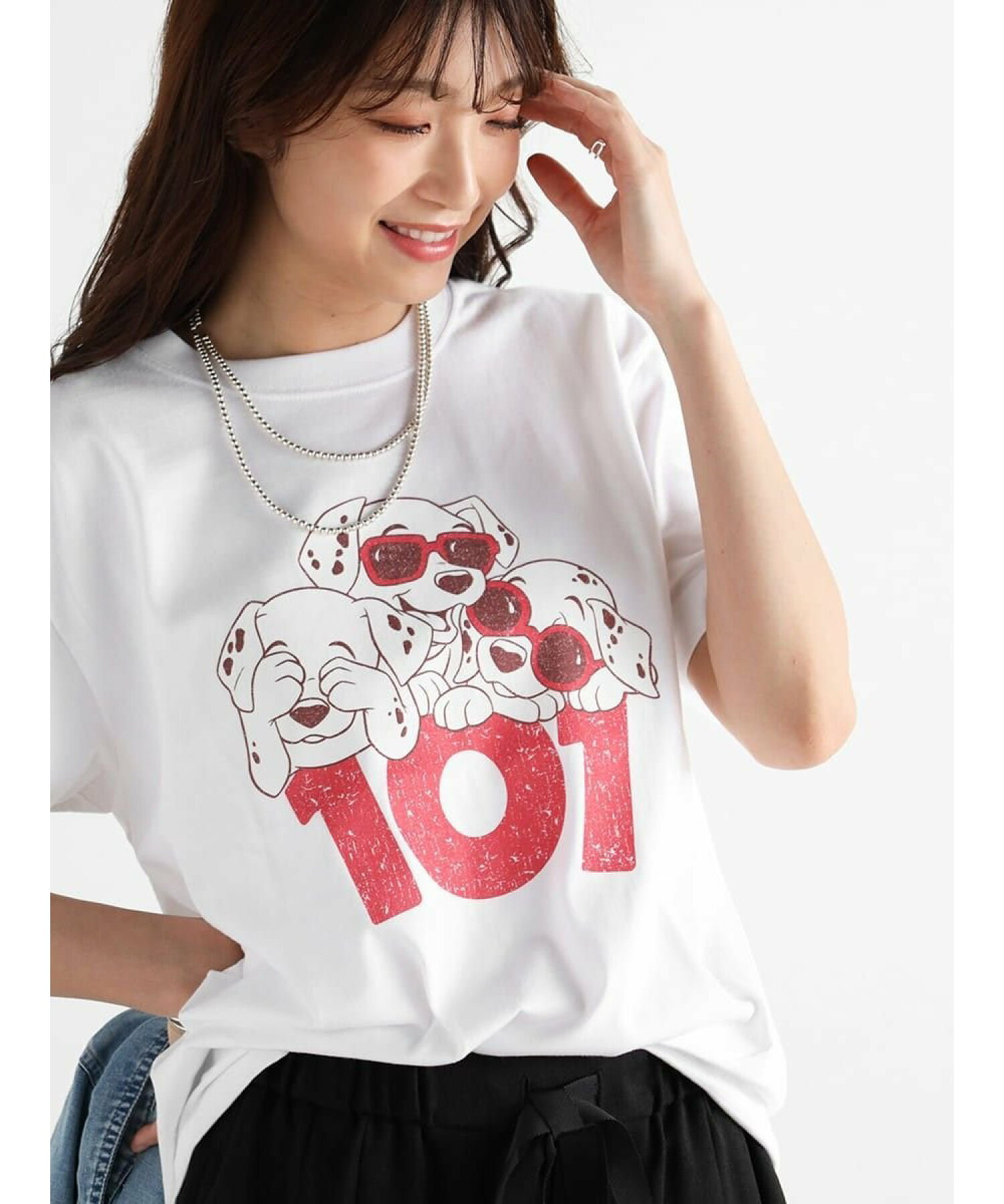"101"プリントTシャツ